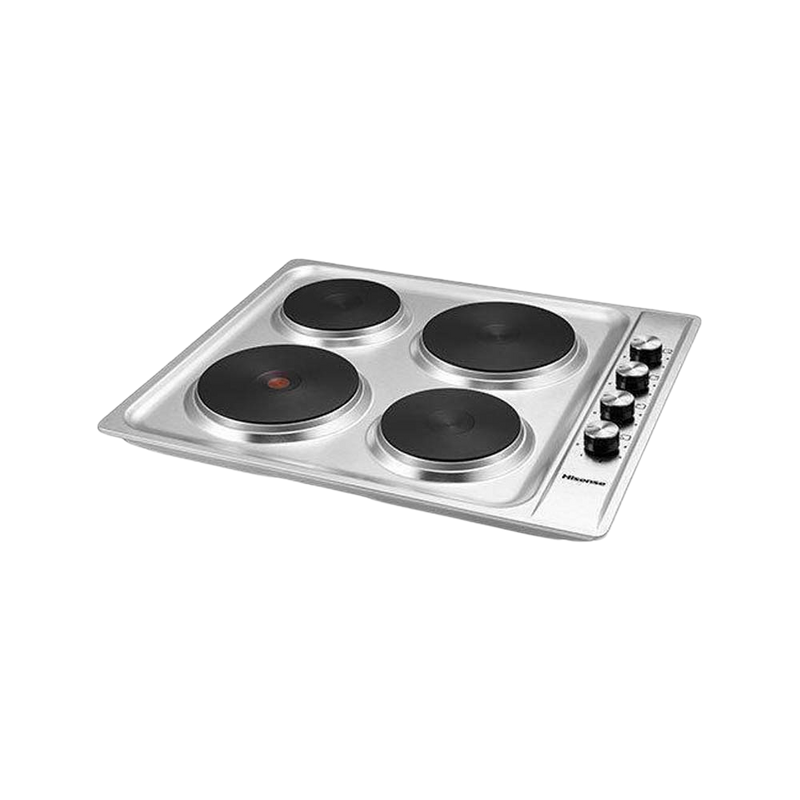 Hisense H60STES 60cm 4 Plate Electric Hob Stainless Steel