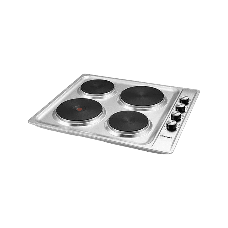 Hisense H60STES 60cm 4 Plate Electric Hob Stainless Steel