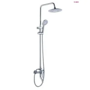 Chrome Square Rain Shower System with Hand Shower(K-8831)