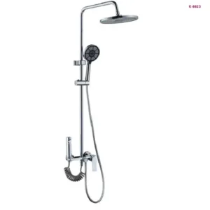 Chrome Rain Shower System with Hand Shower(K-8823)