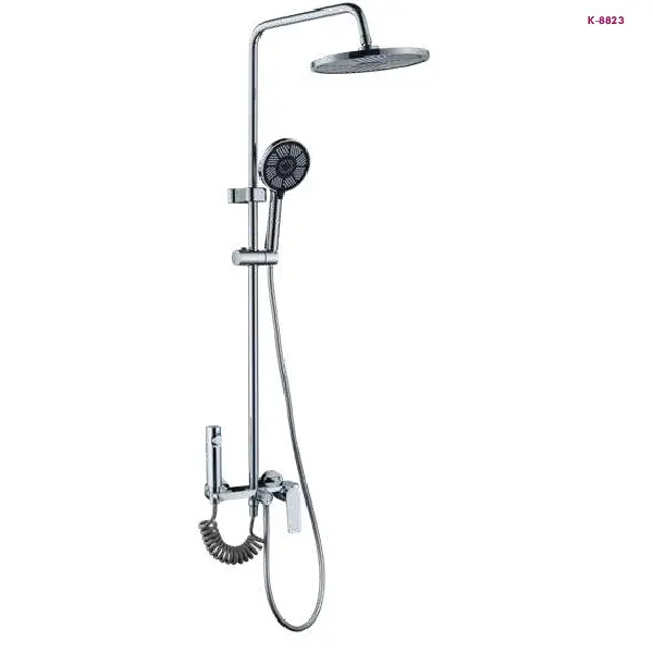 Chrome Rain Shower System with Hand Shower(K-8823)