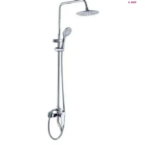 Chrome Square Rain Shower System with Hand Shower(K-8837)