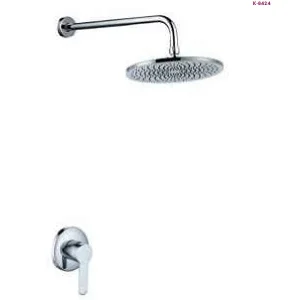 Chrome Concealed Rain Shower Mixer Set (K-8424)