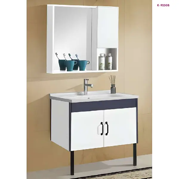 Modern Bathroom Vanity Cabinet with Mirror and basin (K-9230B )