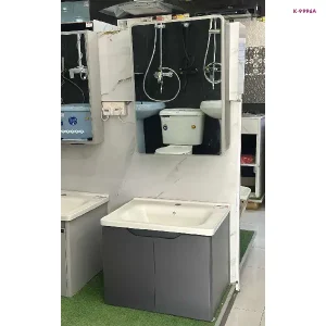 Grey LED Bathroom Vanity Cabinet Set  (K-9996A)