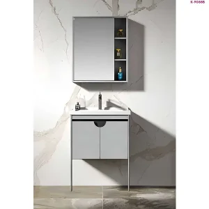 Grey Floor-Standing Bathroom Vanity Cabinet Set (K-9088B)
