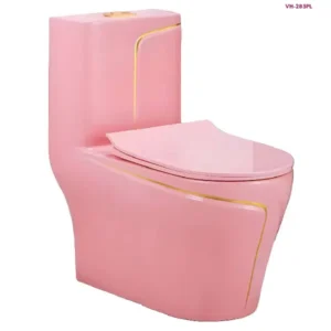 FRENCIA VH-285PL Pink One Piece Toilet