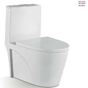 FRENCIA WC-6224 / WC-BG01 / HH-BG01 White One Piece Toilet