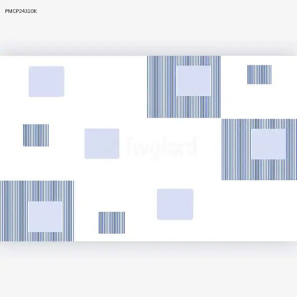 BLUE SQUARE STRIPPED GLOSSY-25×40 Wall Tile (PMCP24310K)