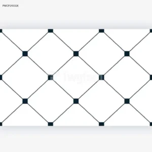 BLACK&WHITE GEOMETRIC GLOSSY-25×40 Wall Tile (PMCP24331K)