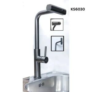 RainFlow Gunmetal Kitchen Mixer (KS6030)