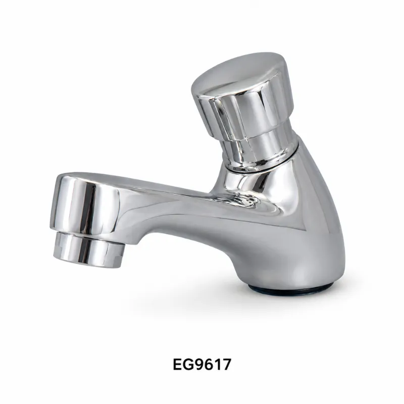 PressFlow Chrome Self-Closing Basin Tap (EG9617)